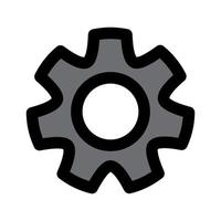 Gear icon template vector