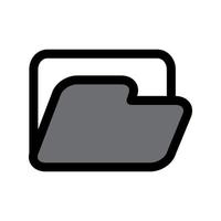 Folder icon template vector