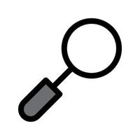 Magnifying icon template vector