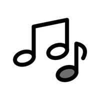 Music icon template vector