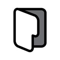 Folder icon template vector