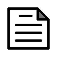 Document icon template vector