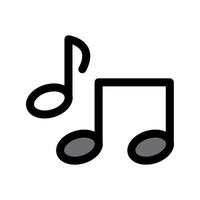 Music icon template vector