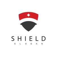 Shield Logo, Protect And Strong Symbol For Secure Company Icon vector