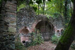 Ruins of St. Georges Anglican Church in Istanbul, Turkey photo