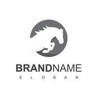 Horse Logo, Fast, Strong, Animal Symbol vector