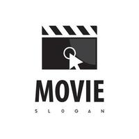 haga clic en el vector del logotipo de la película