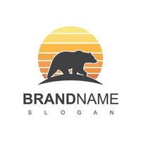 Bear Logo Design Template vector