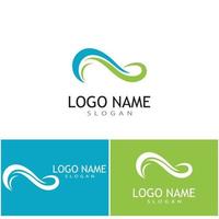 Infinity Design Vector icon illustration Logo template design