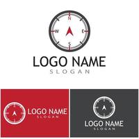 Compass icon Vector Illustration design Logo template