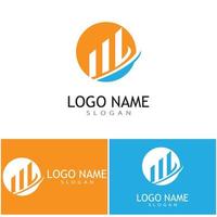 vector de plantilla de logotipo profesional de finanzas comerciales