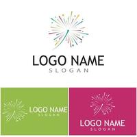 Fireworks Logo Template vector symbol