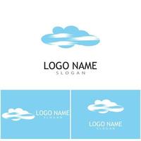 Cloud template vector icon illustration design