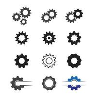 Gear Logo Template vector icon illustration design