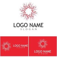 Fireworks Logo Template vector symbol