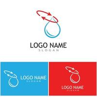 Technology logo template vector illustration