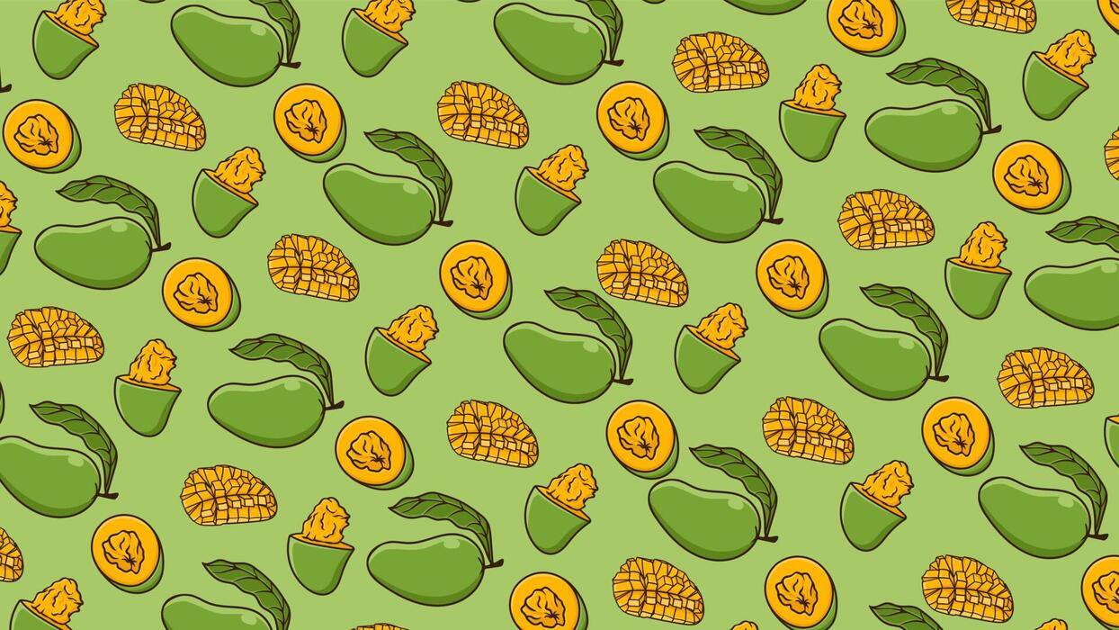 Mango Pattern Vector Art, Icons, and Graphics for Free Download