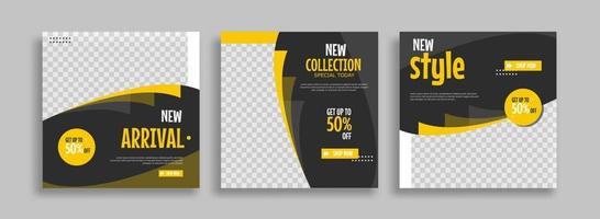 Business sosial media post template design vector