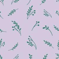 Herbs  vector seamless pattern. Botanical background. Hand drawn vector illustration for paper, textile, design.
