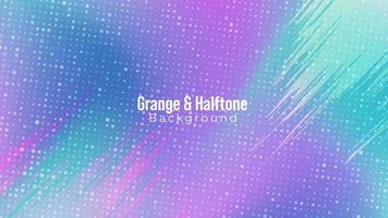 Grunge halftone abstract pattern vector background