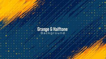 Grunge halftone abstract pattern vector background