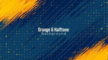 Grunge halftone abstract pattern vector background