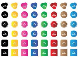 caret up icon . web icon set . icons collection. Simple vector illustration.