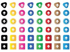 capslock icon . web icon set . icons collection. Simple vector illustration.