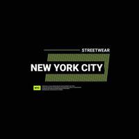 diseño de escritura de la ciudad de nueva york, adecuado para serigrafía de camisetas, ropa, chaquetas y otros vector