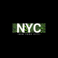 diseño de escritura de la ciudad de nueva york, adecuado para serigrafía de camisetas, ropa, chaquetas y otros vector