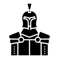 Knight Glyph Icon vector