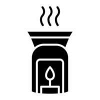 Aromatherapy Glyph Icon vector