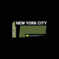 New york city writing design, suitable for screen printing t-shirts, clothes, jackets and others vector