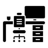 Workspace Glyph Icon vector