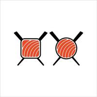 Sushi. Vector logo icon template