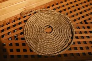 Rope and ship equipments photo