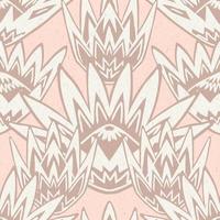 king protea negrita motivo floral patrón vectorial sin costuras - rosas pastel vintage. sutiles texturas de papel hechas a mano. estilo tribal geométrico moderno boho luxe vector
