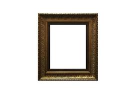 Wooden Photo Frame vintage frame decorations Isolated Background Clipping path