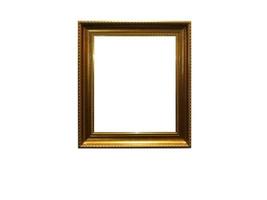 Wooden Photo Frame vintage frame decorations Isolated Background Clipping path