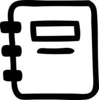 note book icon vector