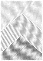 diseño de líneas vectoriales triangulares geométricas, rayas vectoriales en blanco y negro vector