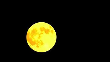 Full moon - time laps shot video