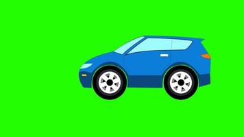 Cartoon Car Driving Stock Video Footage for Free Download