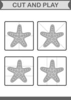 Cut and play with Starfish vector