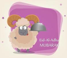 Festival of sacrifice Eid al-Adha vector