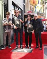 LOS ANGELES, SEP 2 -  Dave Stewart, Daryl Hall, John Oates, Jerry Greenberg at the Hall and Oates Hollywood Walk of Fame Star Ceremony on Hollywood Boulevard on September 2, 2016 in Los Angeles, CA photo