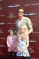 LOS ANGELES, MAR 11 -  Donovan Leitch, daughters arrives at the 9th Annual John Varvatos Stuart House Benefit at the John Varvatos Store on March 11, 2012 in West Hollywood, CA photo