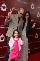 LOS ANGELES, APR 13 -  John Varvatos and Family at the John Varvatos 11th Annual Stuart House Benefit at John Varvatos Boutique on April 13, 2014 in West Hollywood, CA photo