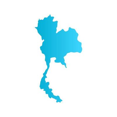 Thailand map illustrated