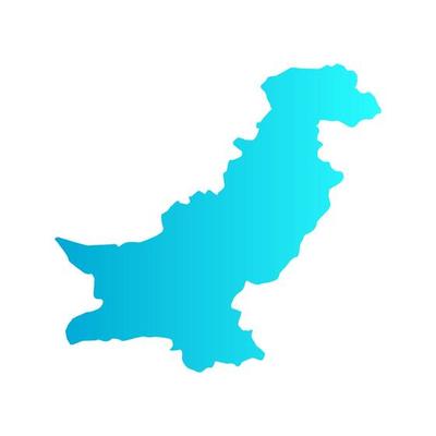 Illustrated pakistan map